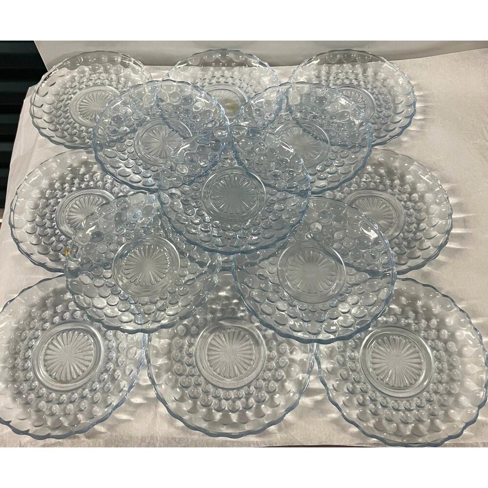 1940s Anchor Hocking Bubble Design 6.5" Dessert/Bread Plate